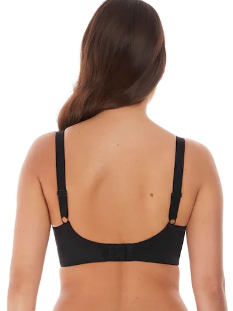 Smoothing Moulded Balcony Bra - Black