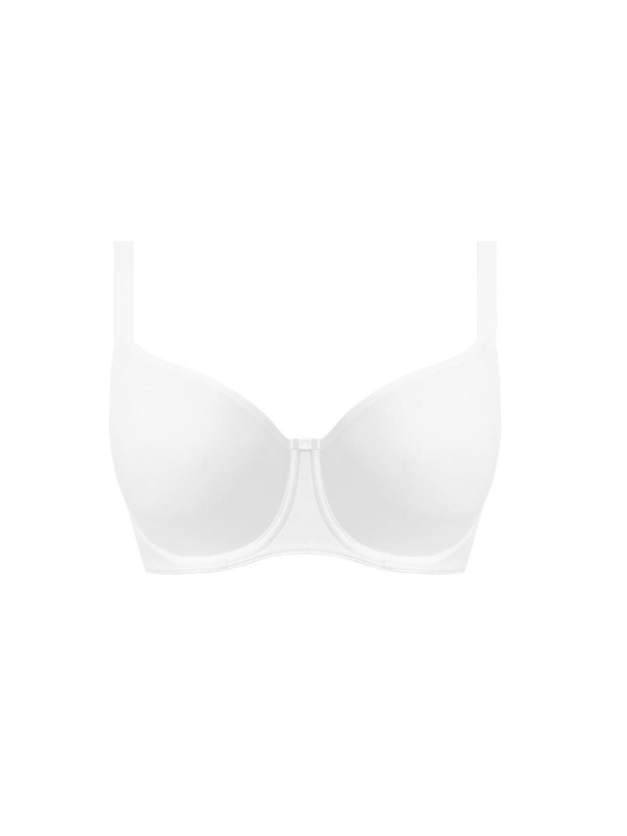 Smoothing Moulded Balcony Bra - White