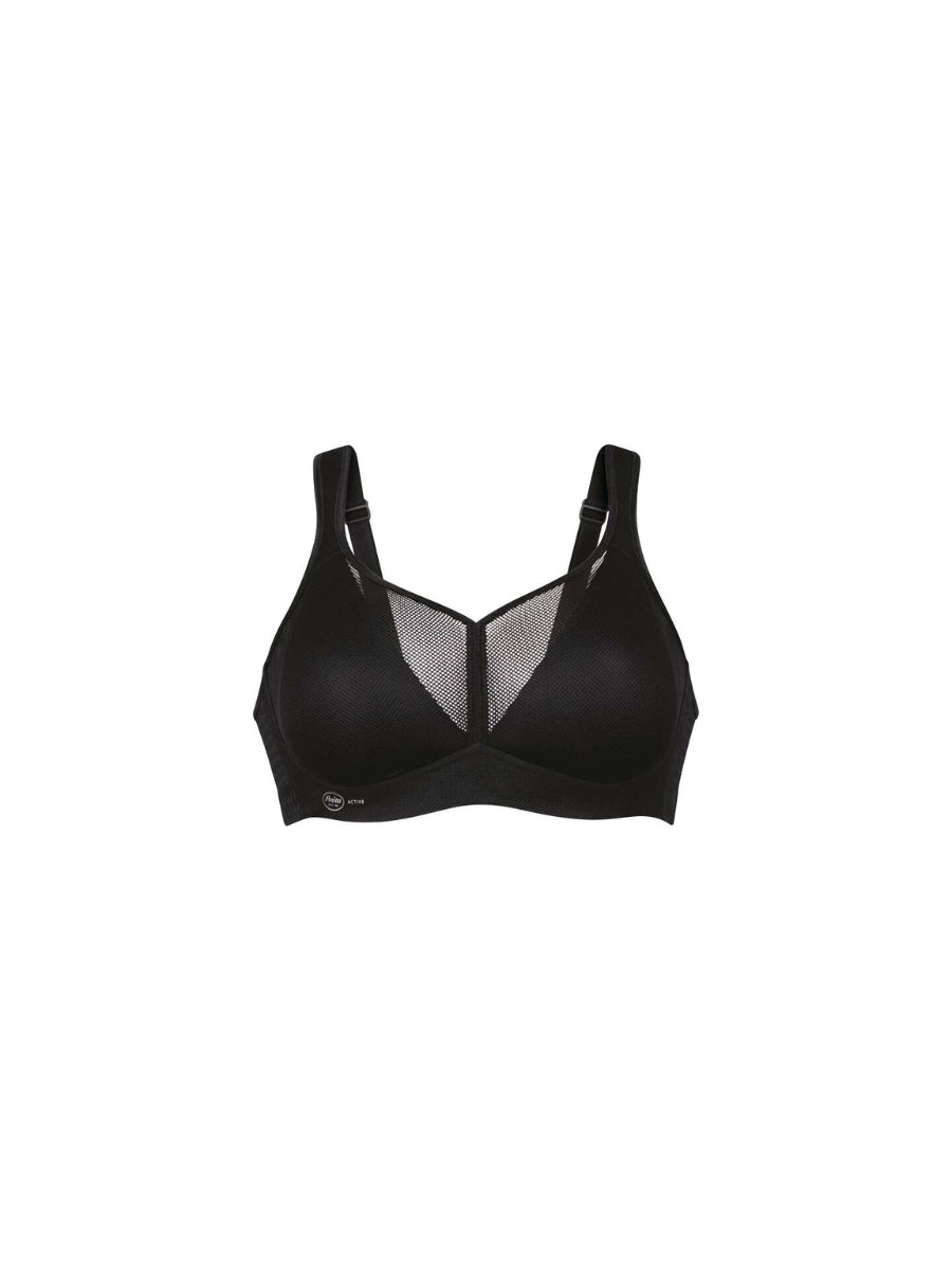 Air Control DeltaPad Sports Bra - Black