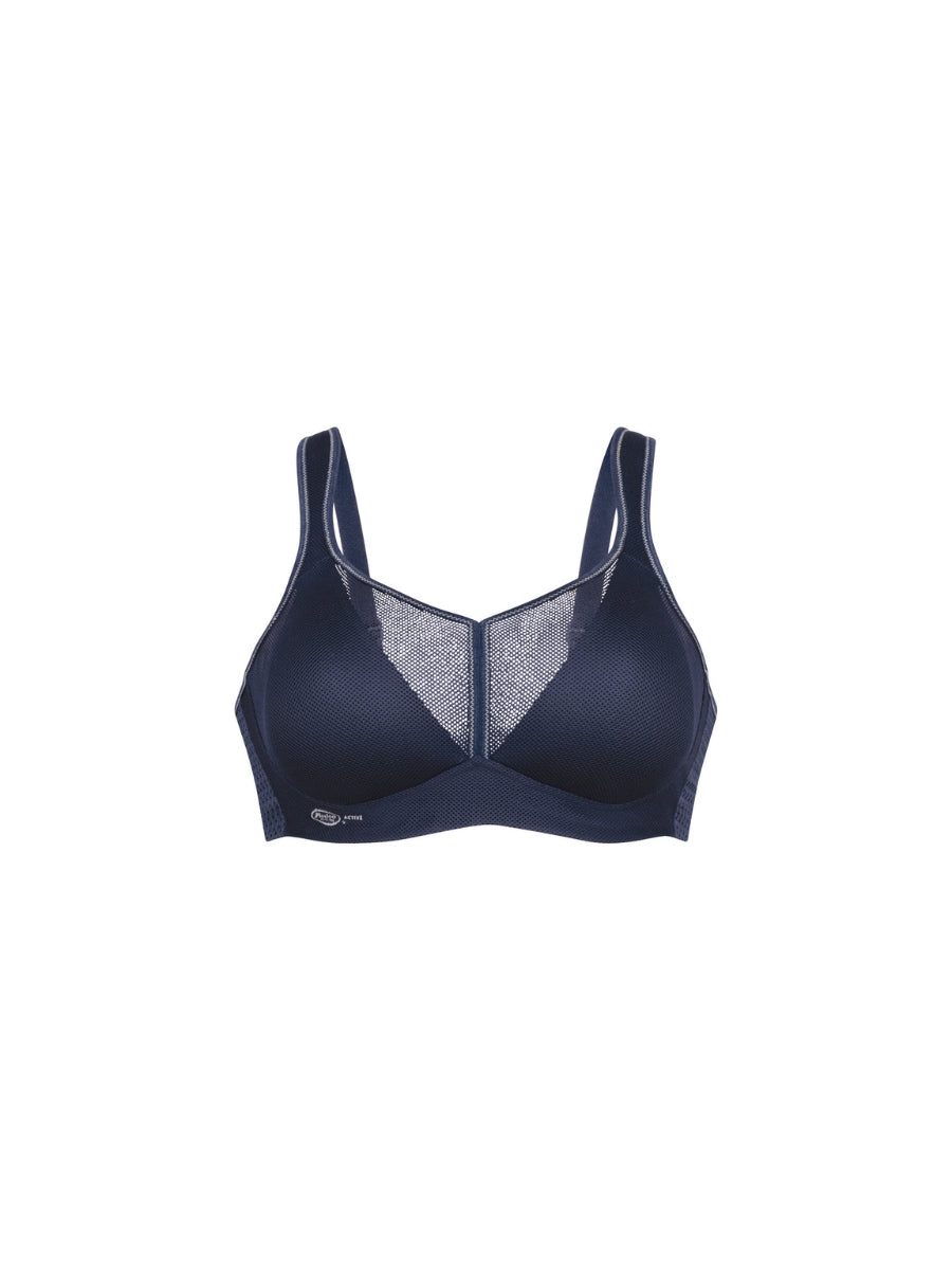 Air Control DeltaPad Sports Bra - Blue Iris