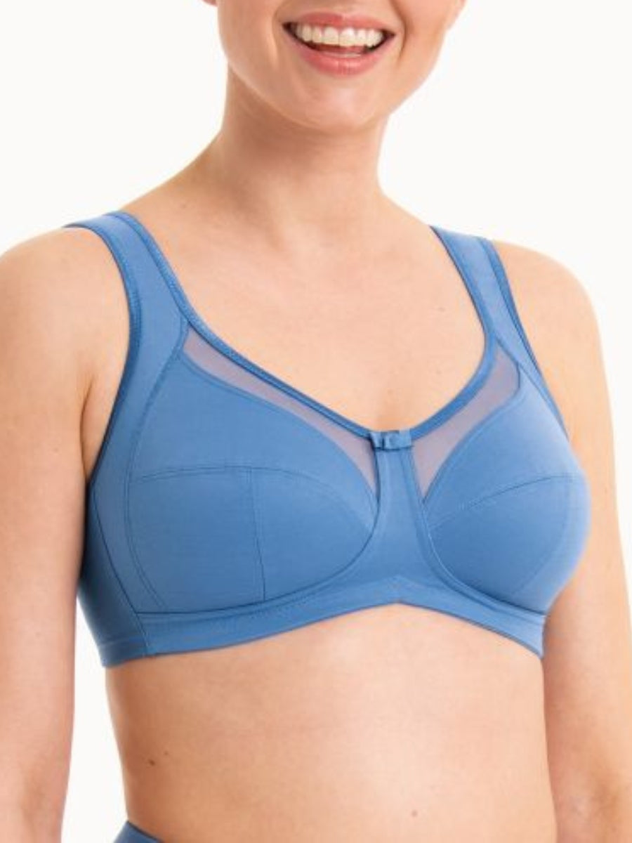 Clara Comfort Soft Bra - Blue Heaven