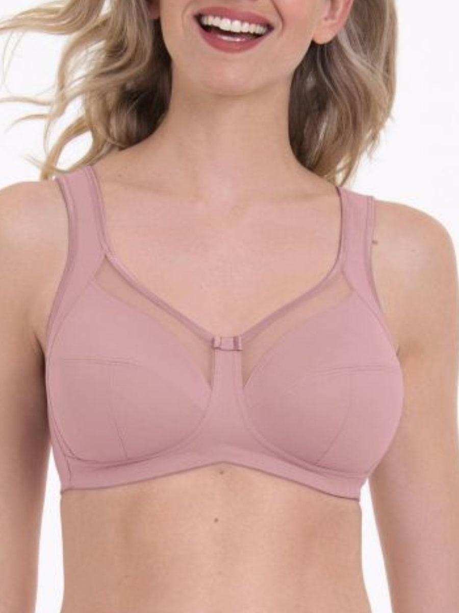 Clara Comfort Soft Bra - Rosewood