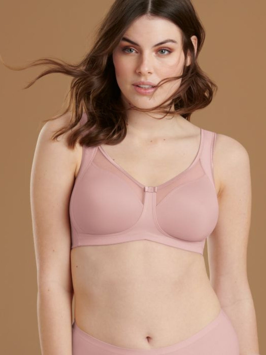 Clara Moulded Comfort Soft Cup Bra - Rosewood