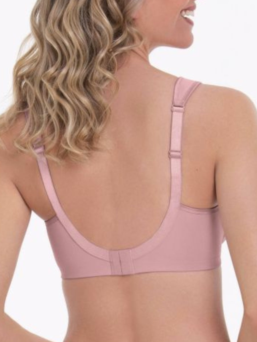 Clara Moulded Comfort Soft Cup Bra - Rosewood