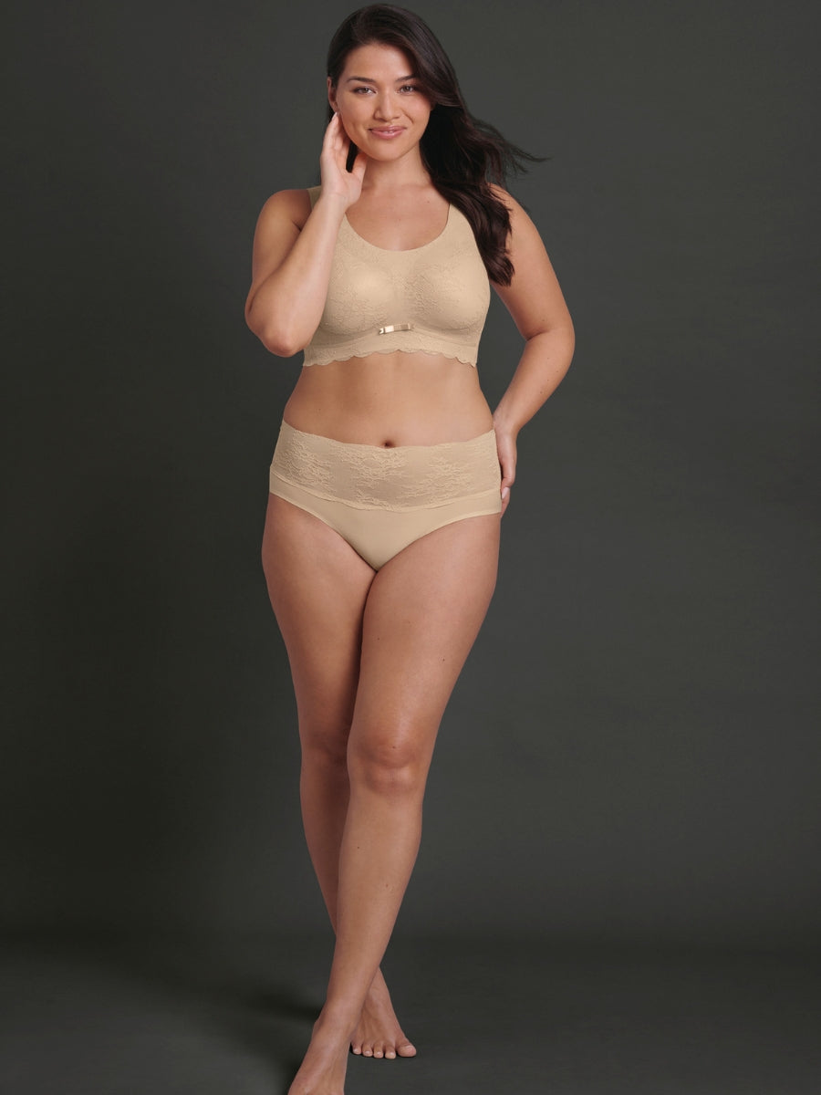 Essential Lace Bralette - Desert