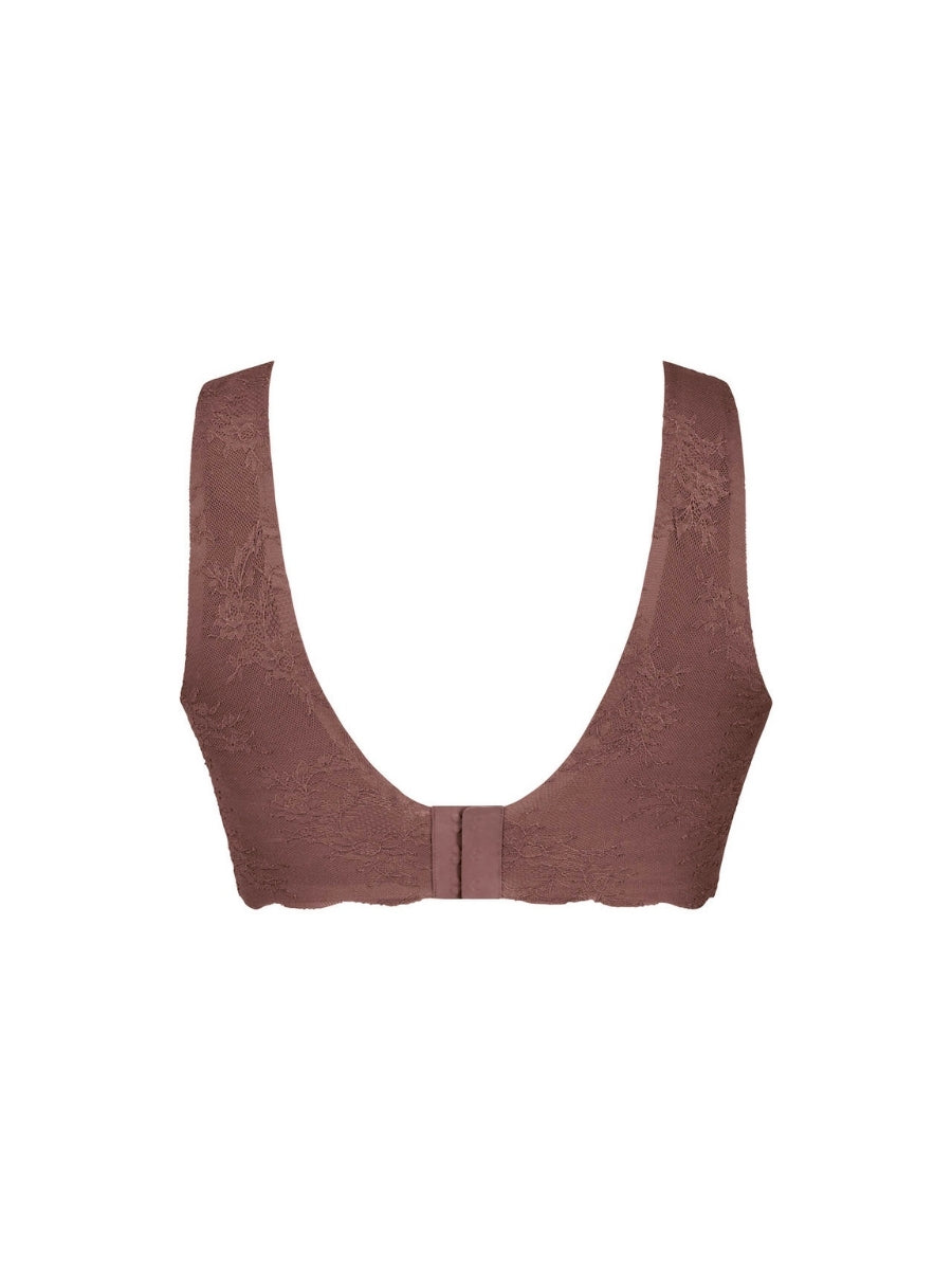 Essential Lace Bralette - Berry