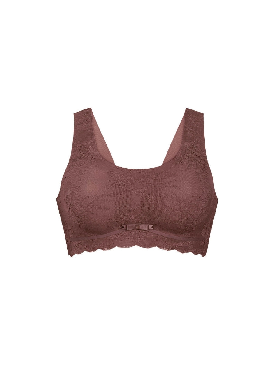 Essential Lace Bralette - Berry