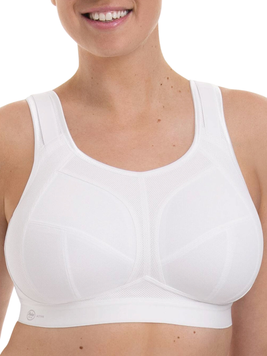 Extreme Control F-K Sports Bra - White
