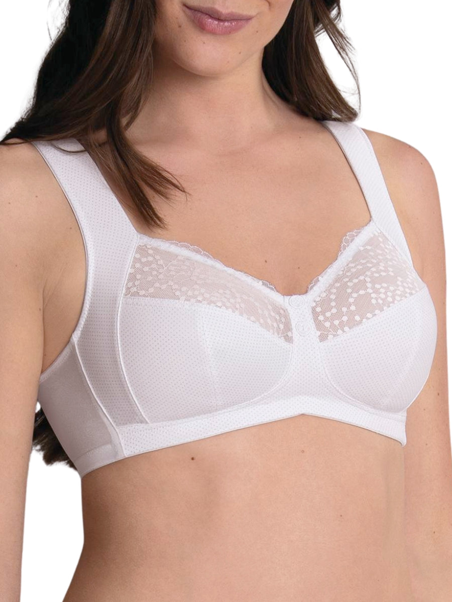 Orely Support Soft Cup Bra - White