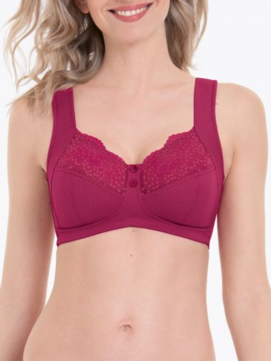 Anita Women's Orely 5882 Non-Wired Support Bra - Comfortable Wire-Free Bra In White, Size 34D - View #2