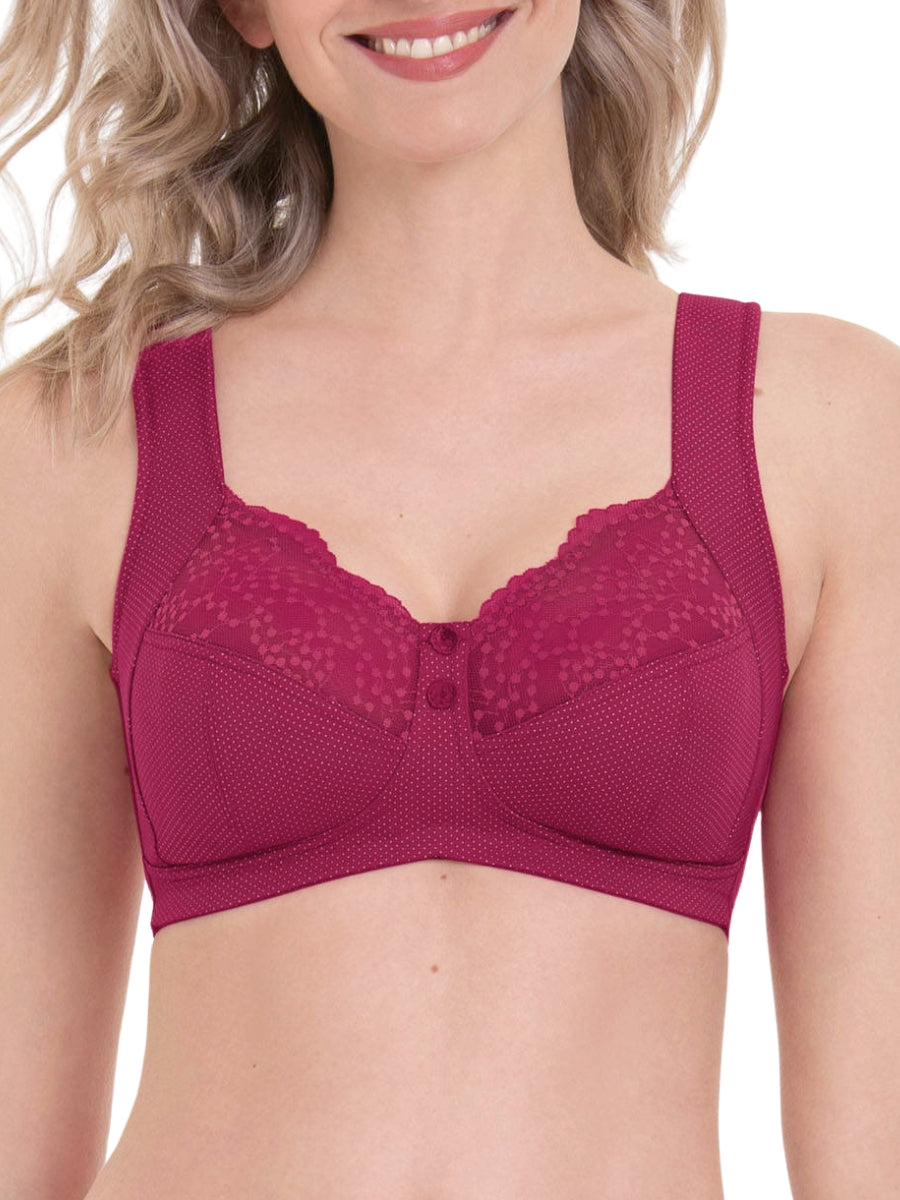 Orely Support Soft Cup Bra - Cherry Red