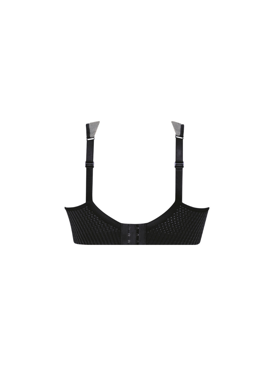 PanAlp Wool Sports Bra - Black/Melange