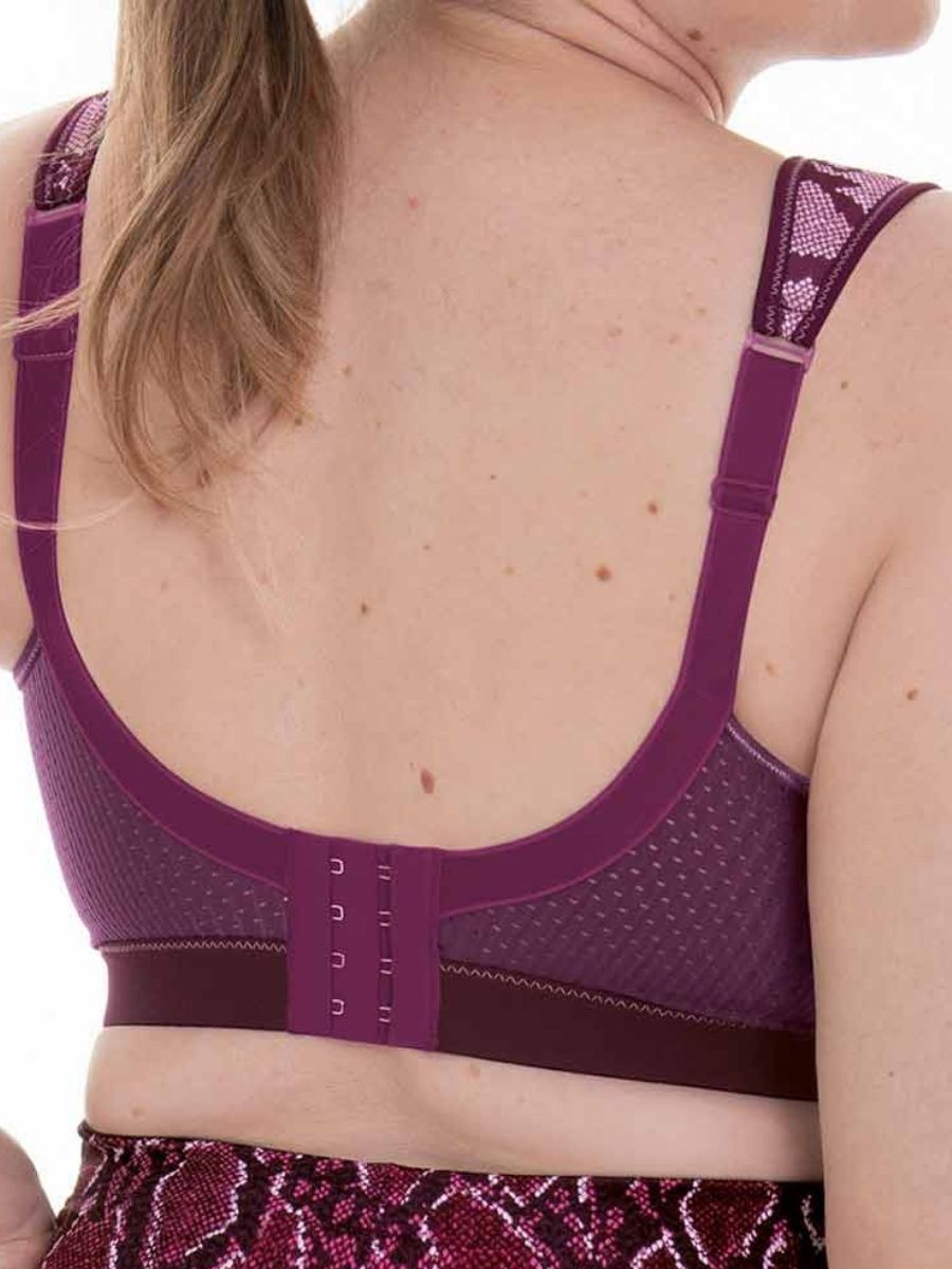 anita non wired sports bra rose berry