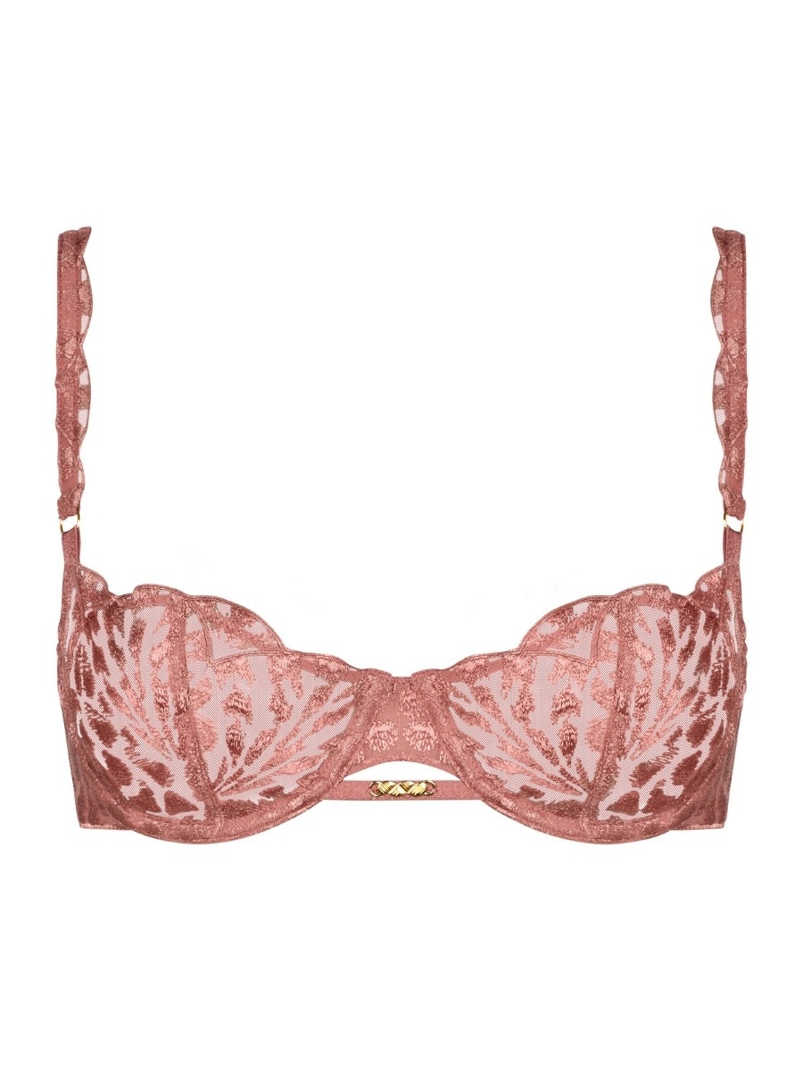 Crazy In Love Half Cup Bra - Warm Pink