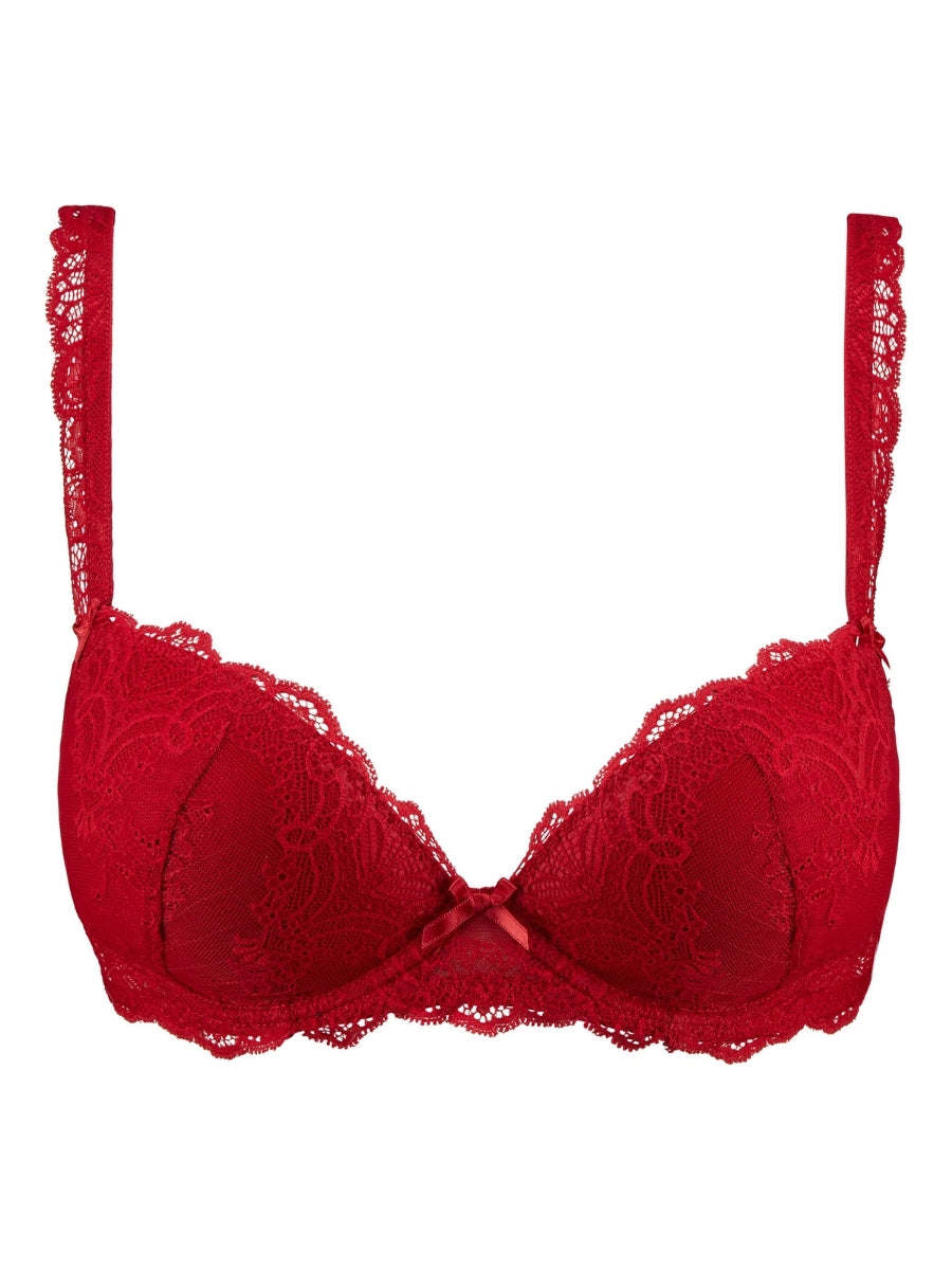 Danse Des Sens Moulded Push Up Bra - Irresistible Red