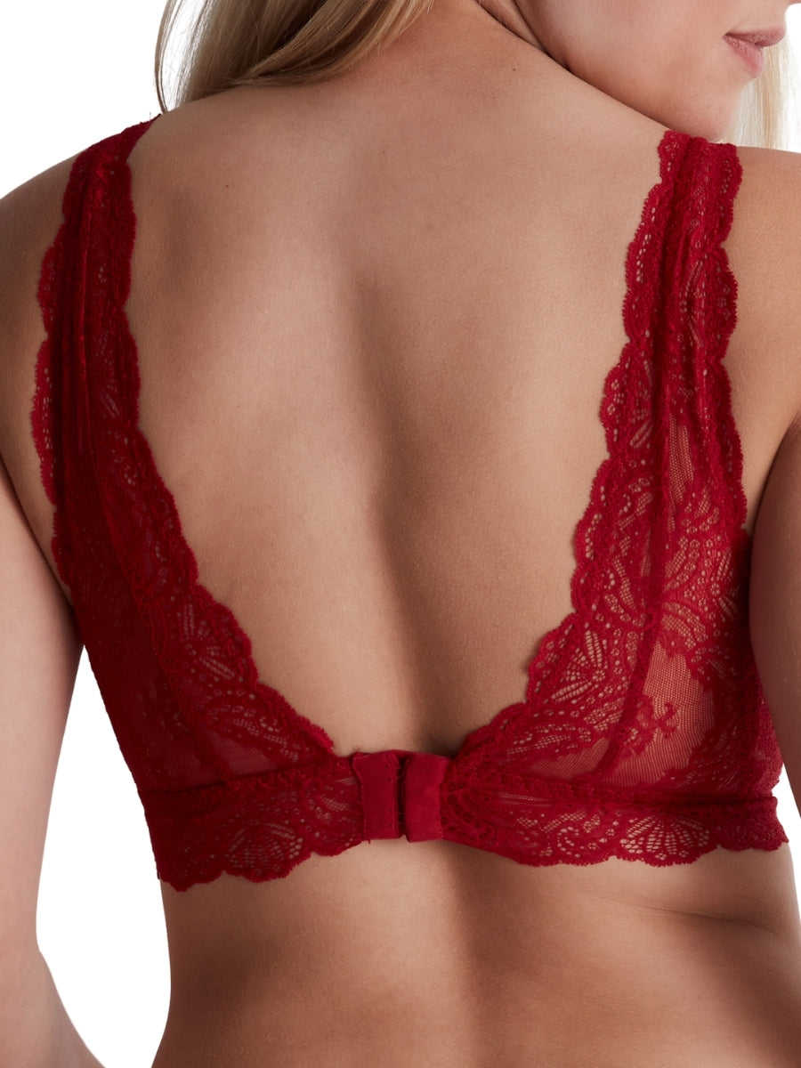 Danse Des Sens Triangle Bralette - Irresistible Red