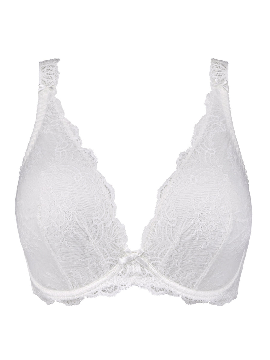 Danse Des Sens Comfort Triangle Plunge Bra - Opale
