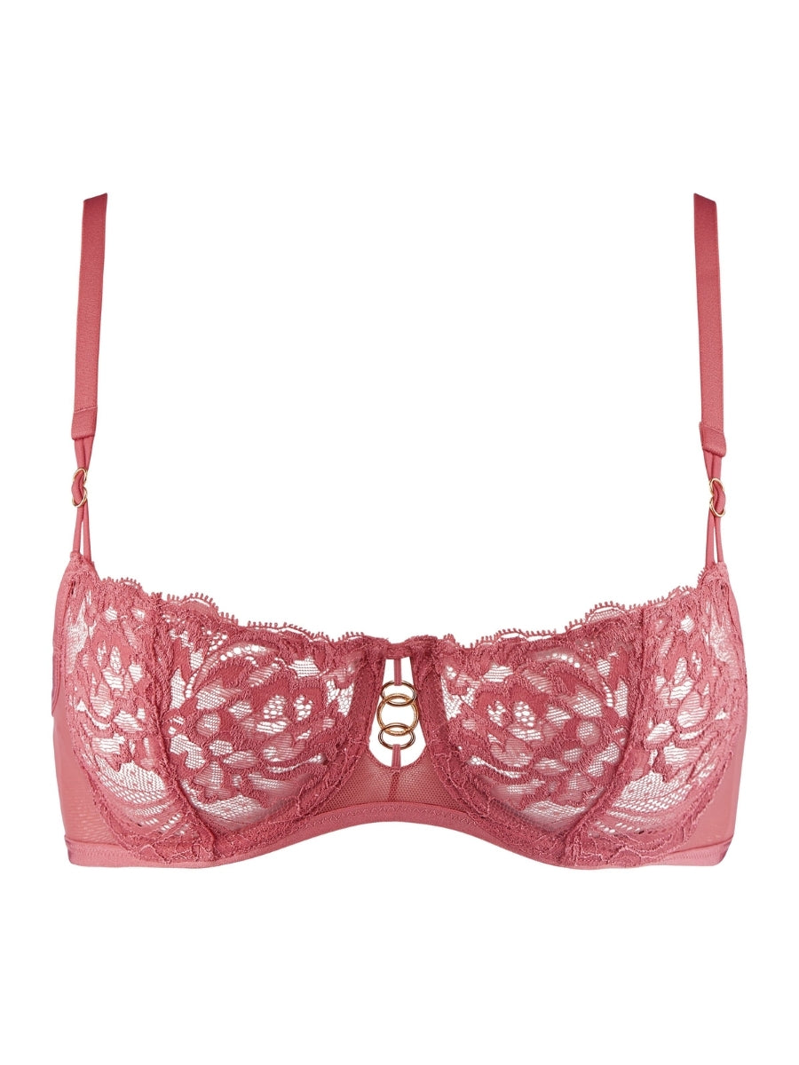Feeling Myself Half Cup Bra - Rosewood