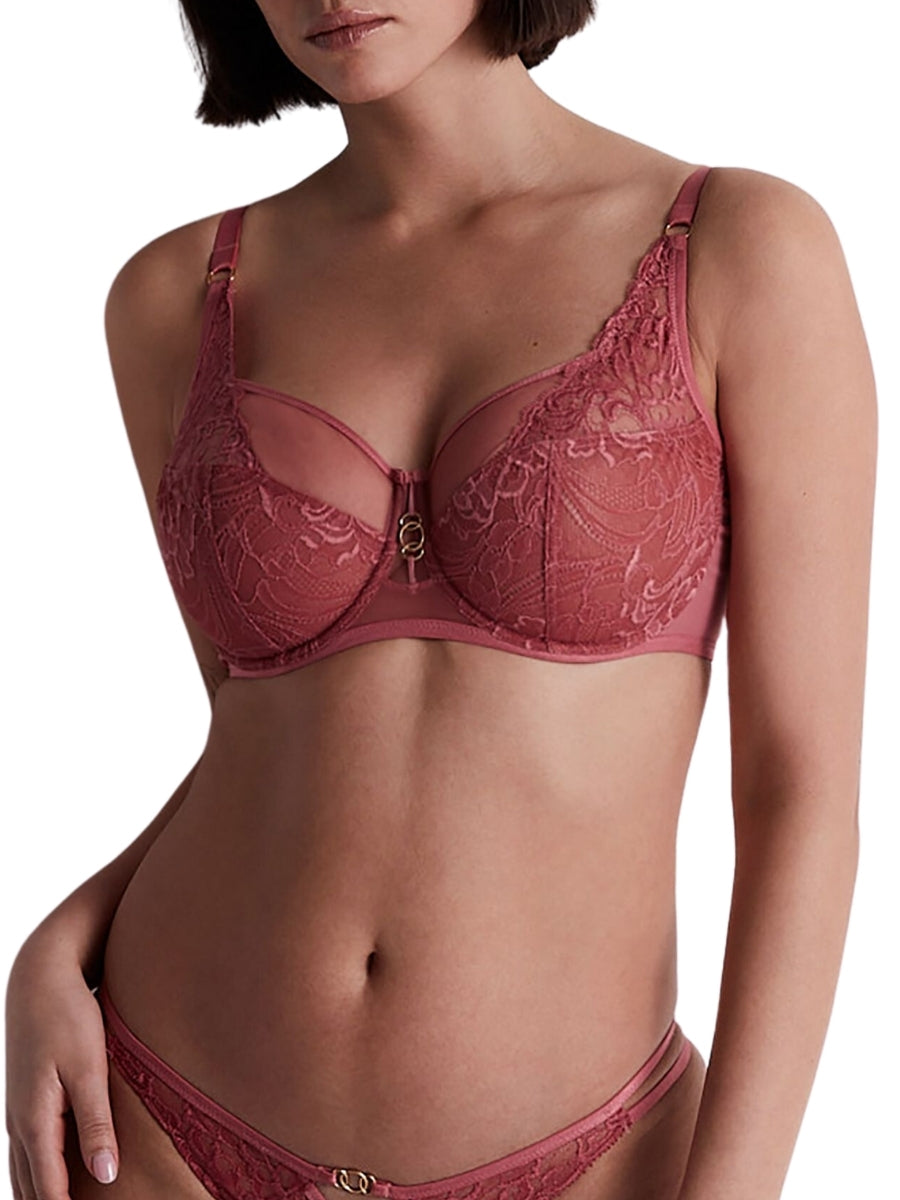 Feeling Myself High Apex Full Cup Bra - Rosewood