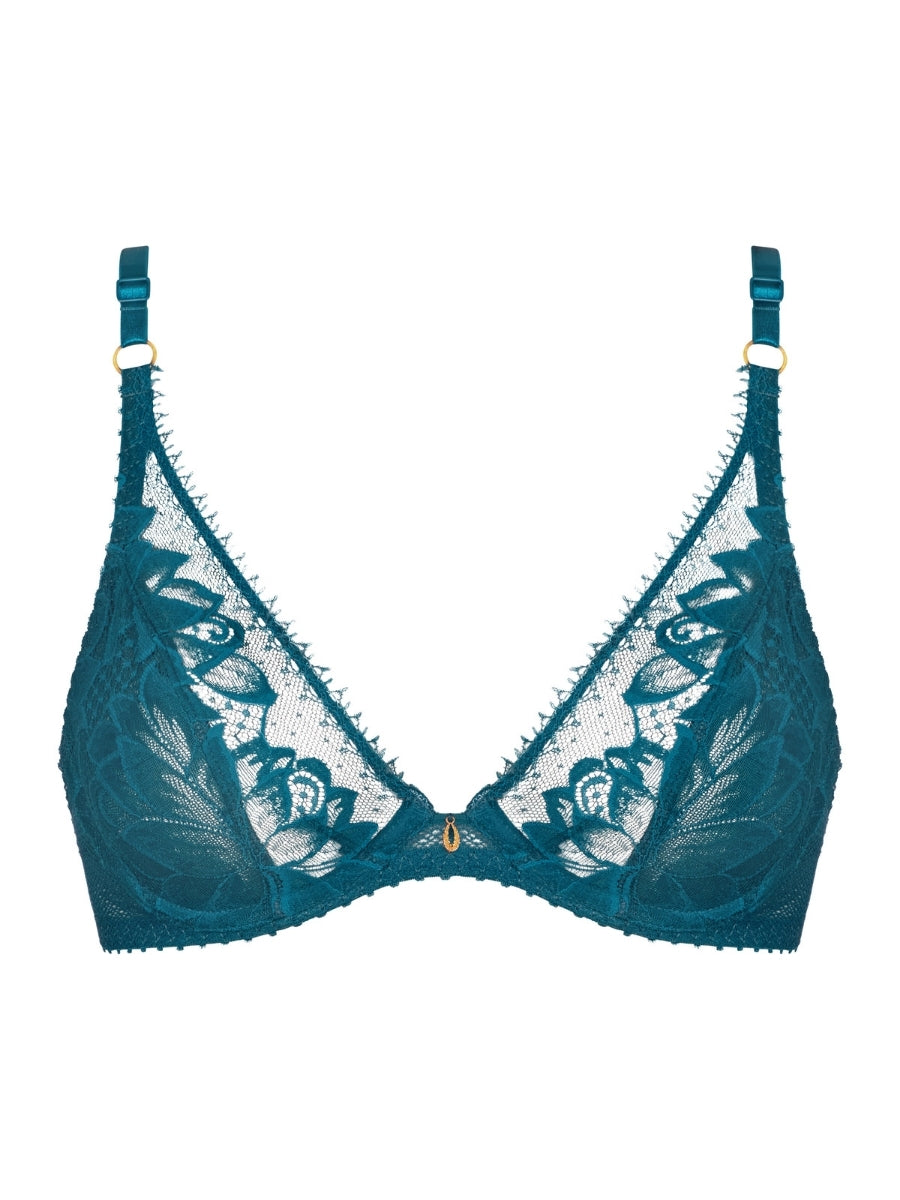 Flawless Love Triangle Plunge Bra - Dragonfly