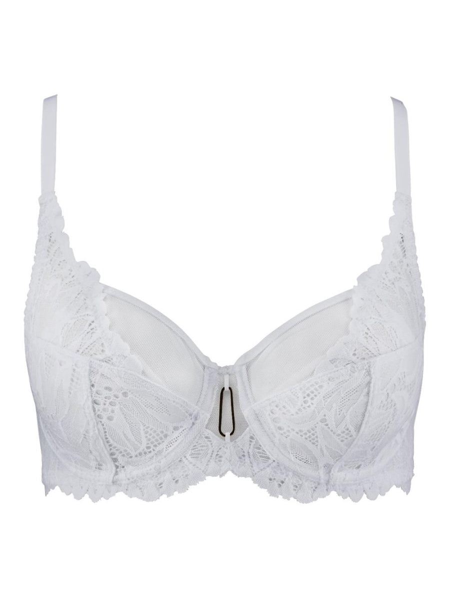 Flowermania High Apex Full Cup Bra - Blanc
