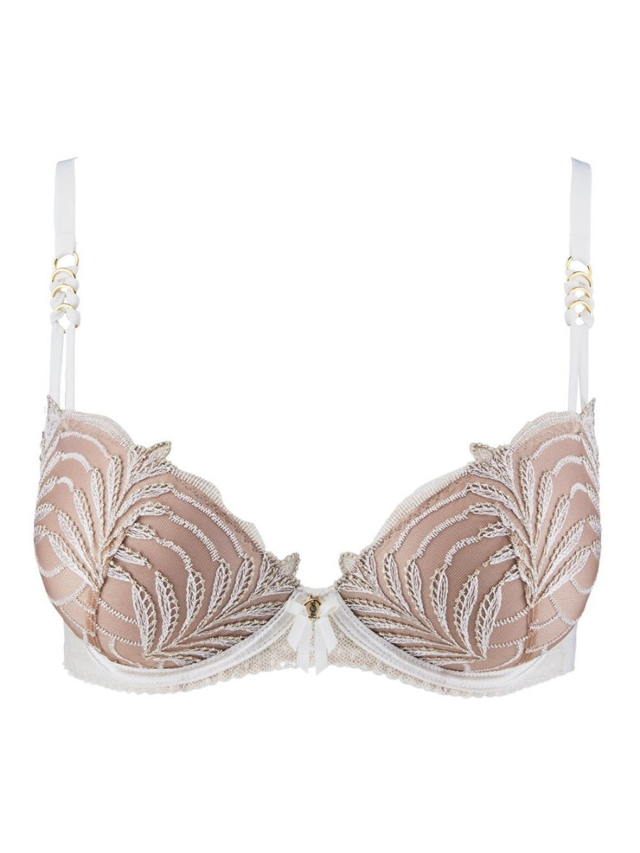 Hypnolove Moulded Push-Up Bra - Gold Feather