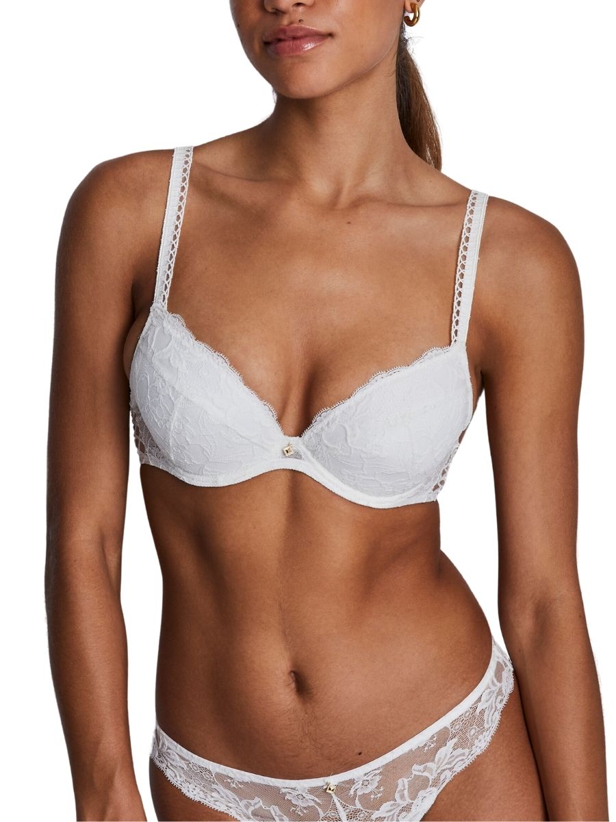 Kiss Of Love Push Up Plunge Bra - Opale