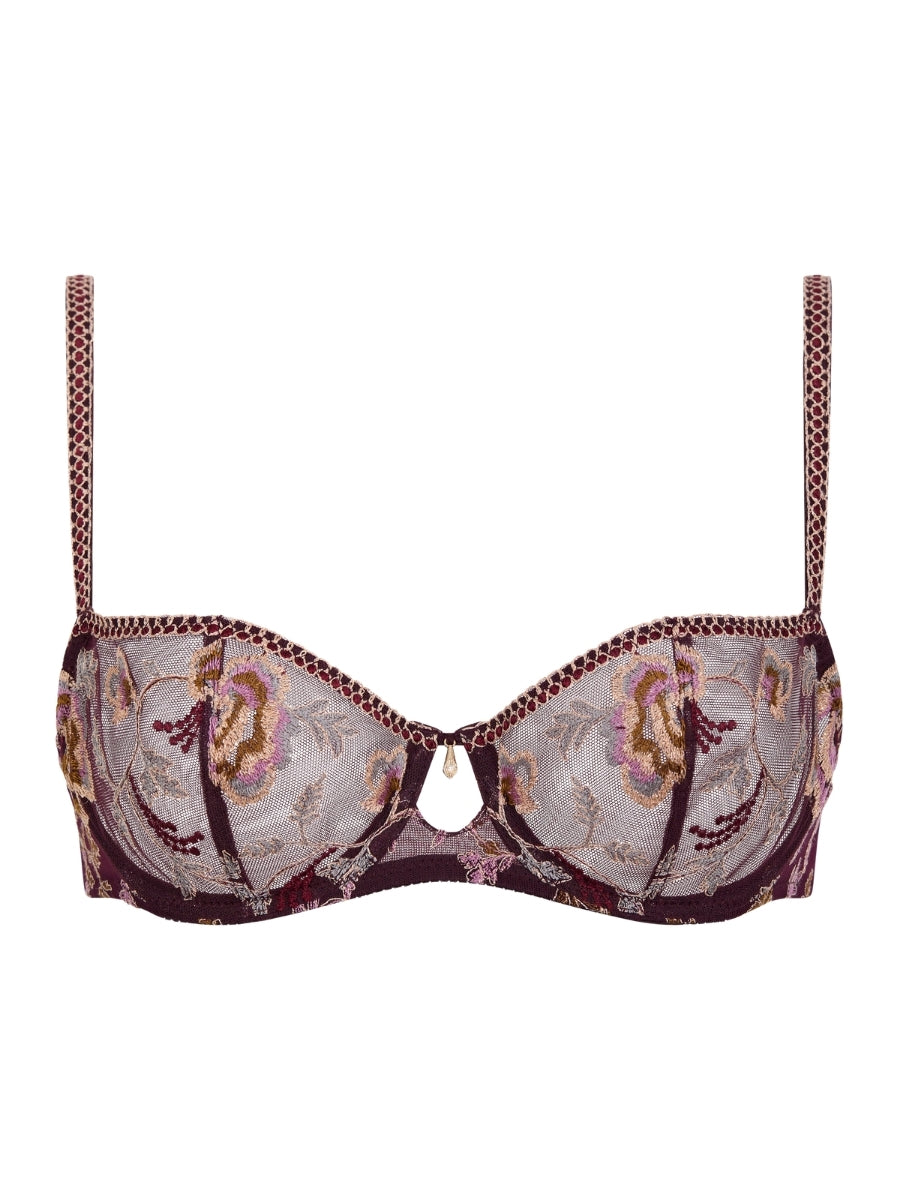 Midnight Opera Half Cup Bra - Secret Purple