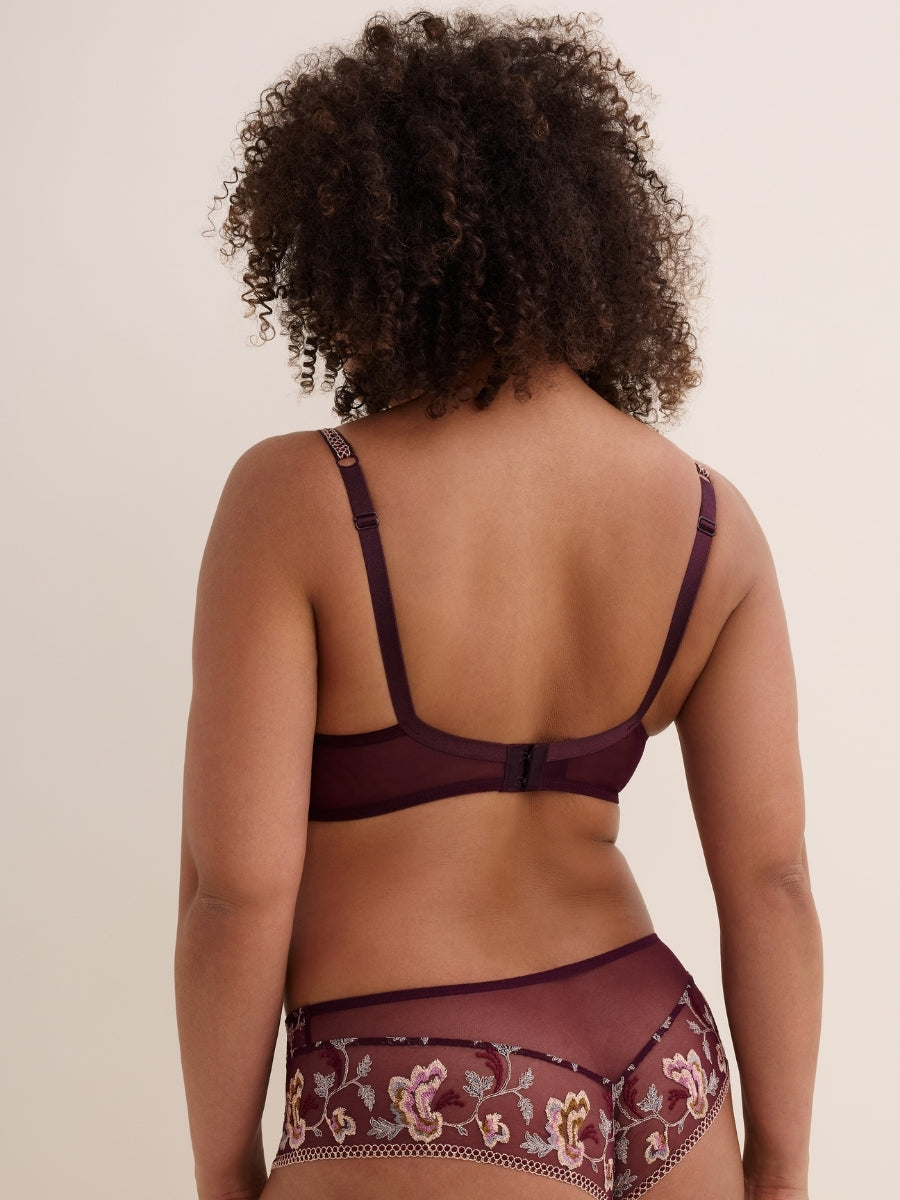 Midnight Opera Moulded Push Up Bra - Secret Purple