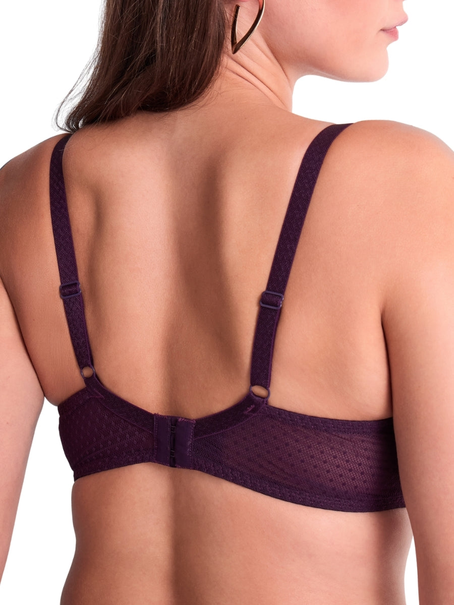 Mystery Of Love High Apex Full Cup Bra - Plum