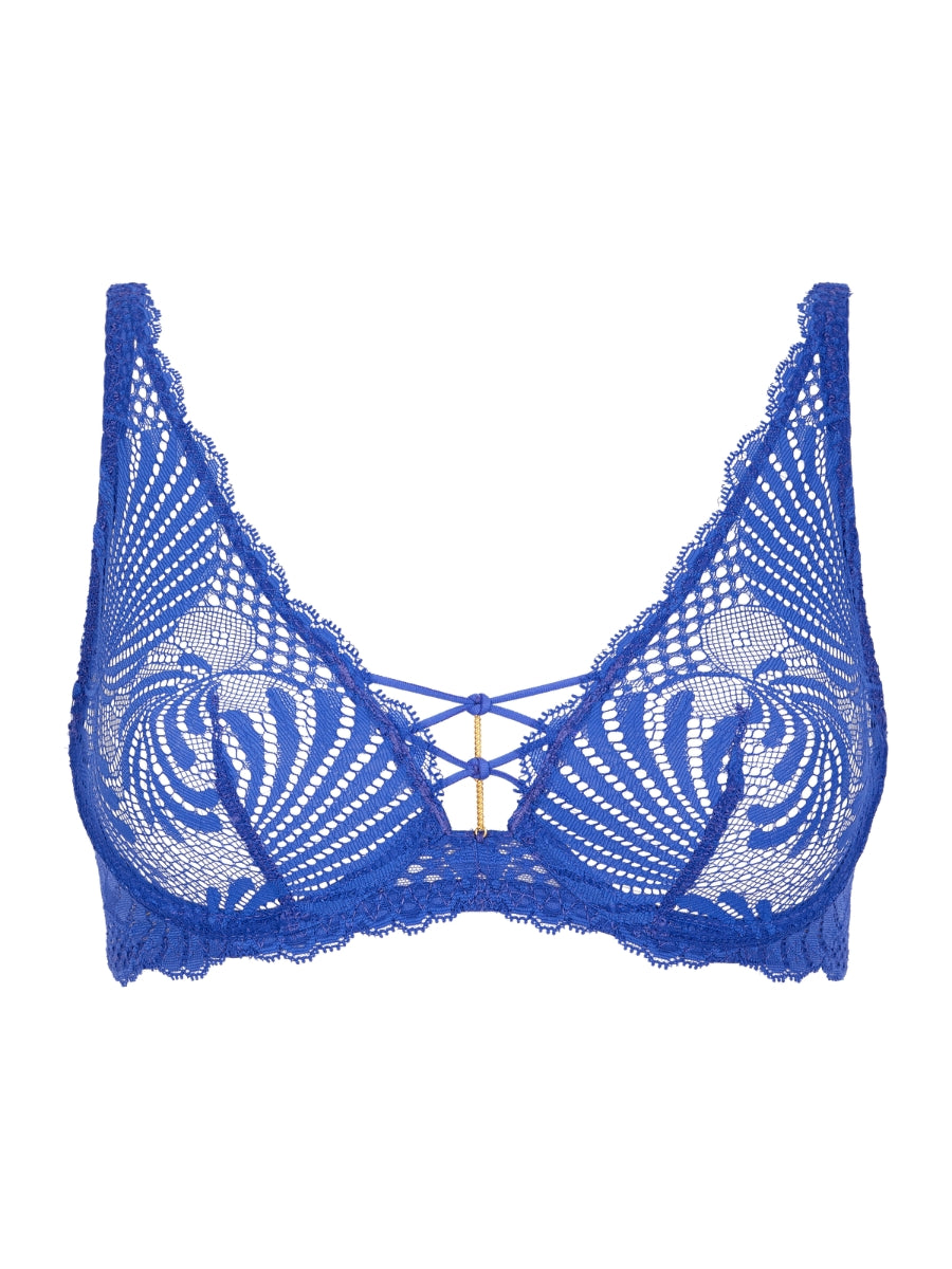 Rhythm Of Desire Ultra Low Triangle Plunge Bra - Cyclades