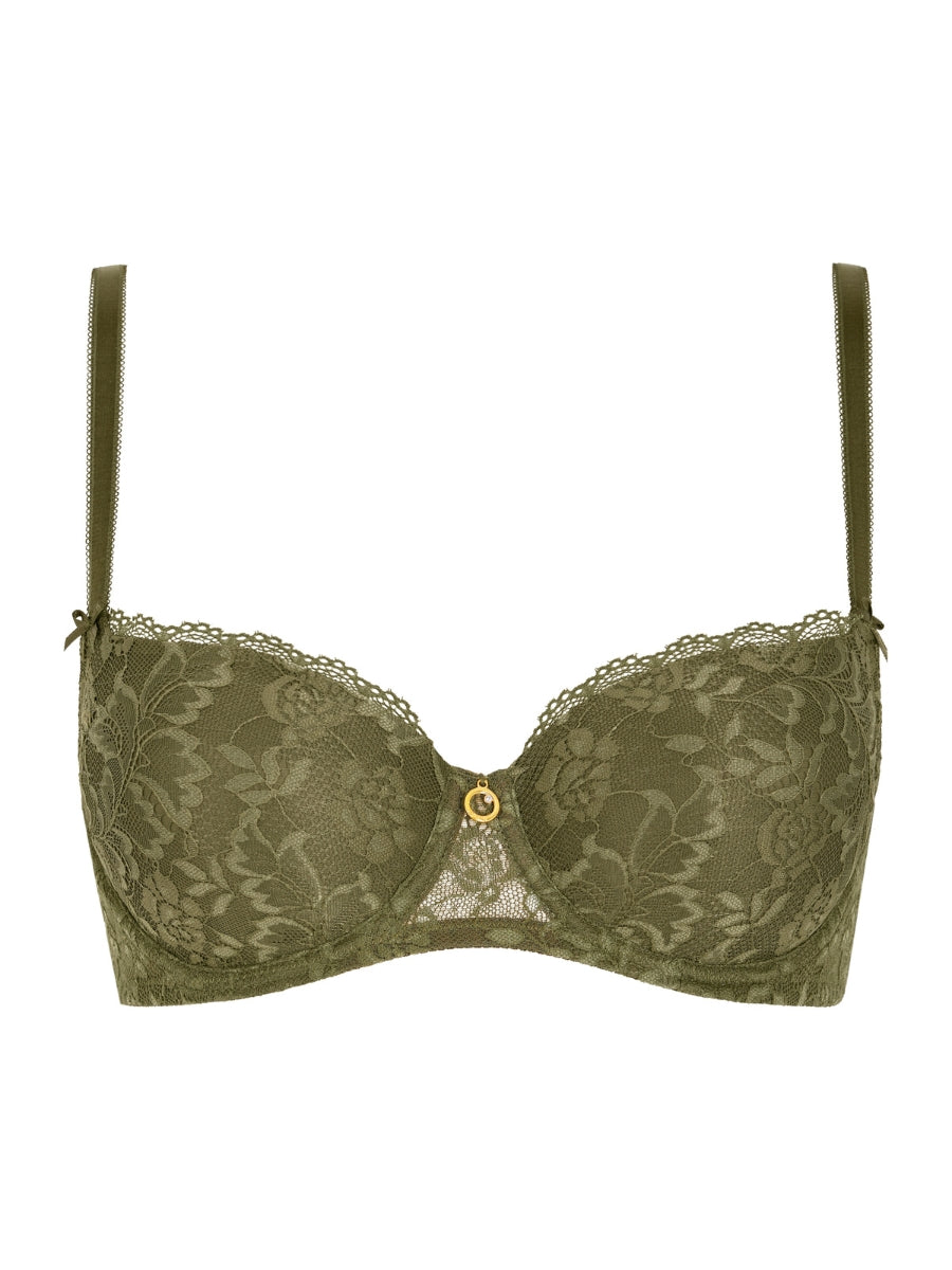 Rosessence Care Half Cup Bra - Moss
