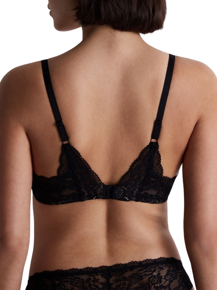 Rosessence Care Triangle Plunge Bra - Black