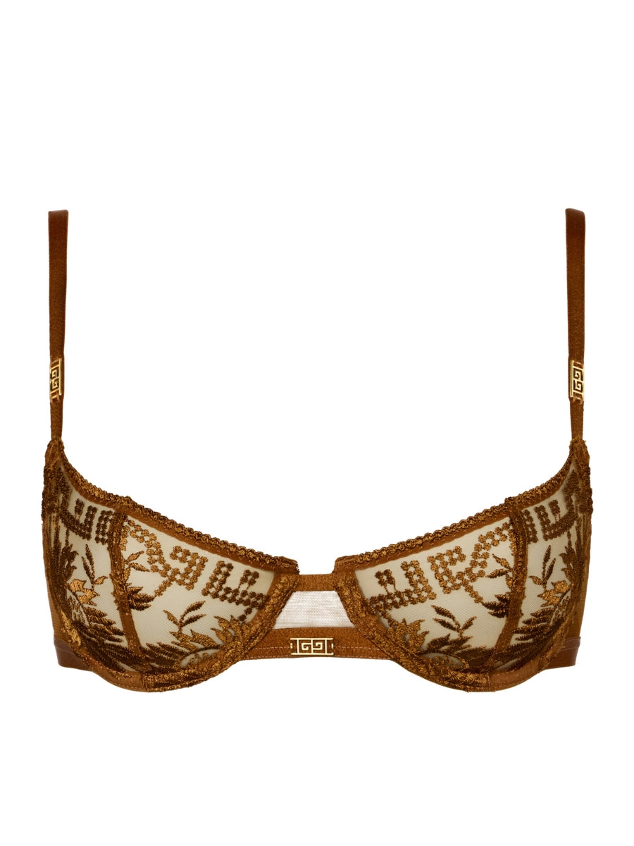 Rules of Attraction Half Cup Bra - Golden Shadow