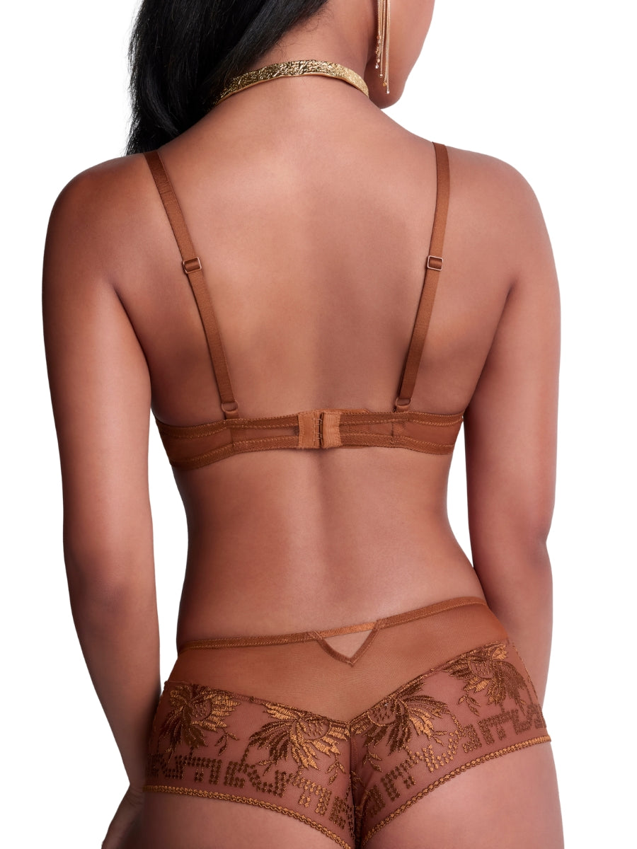 Rules of Attraction Moulded Push-Up Bra - Golden Shadow