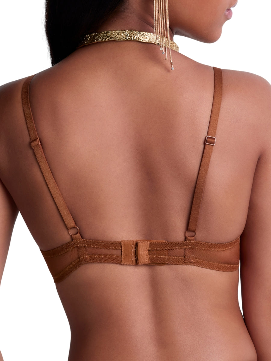 Rules of Attraction Moulded Push-Up Bra - Golden Shadow