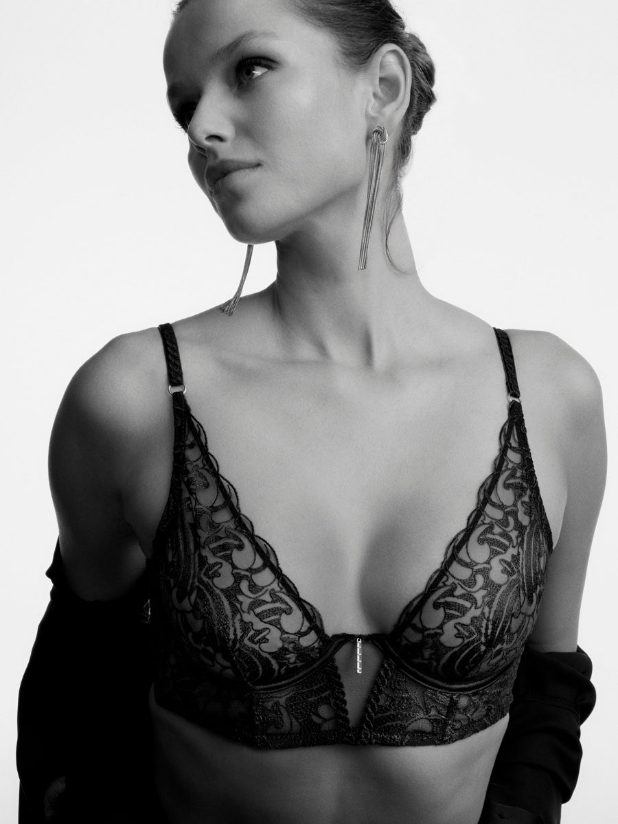 Satin Memories Bustier - Deep Sea