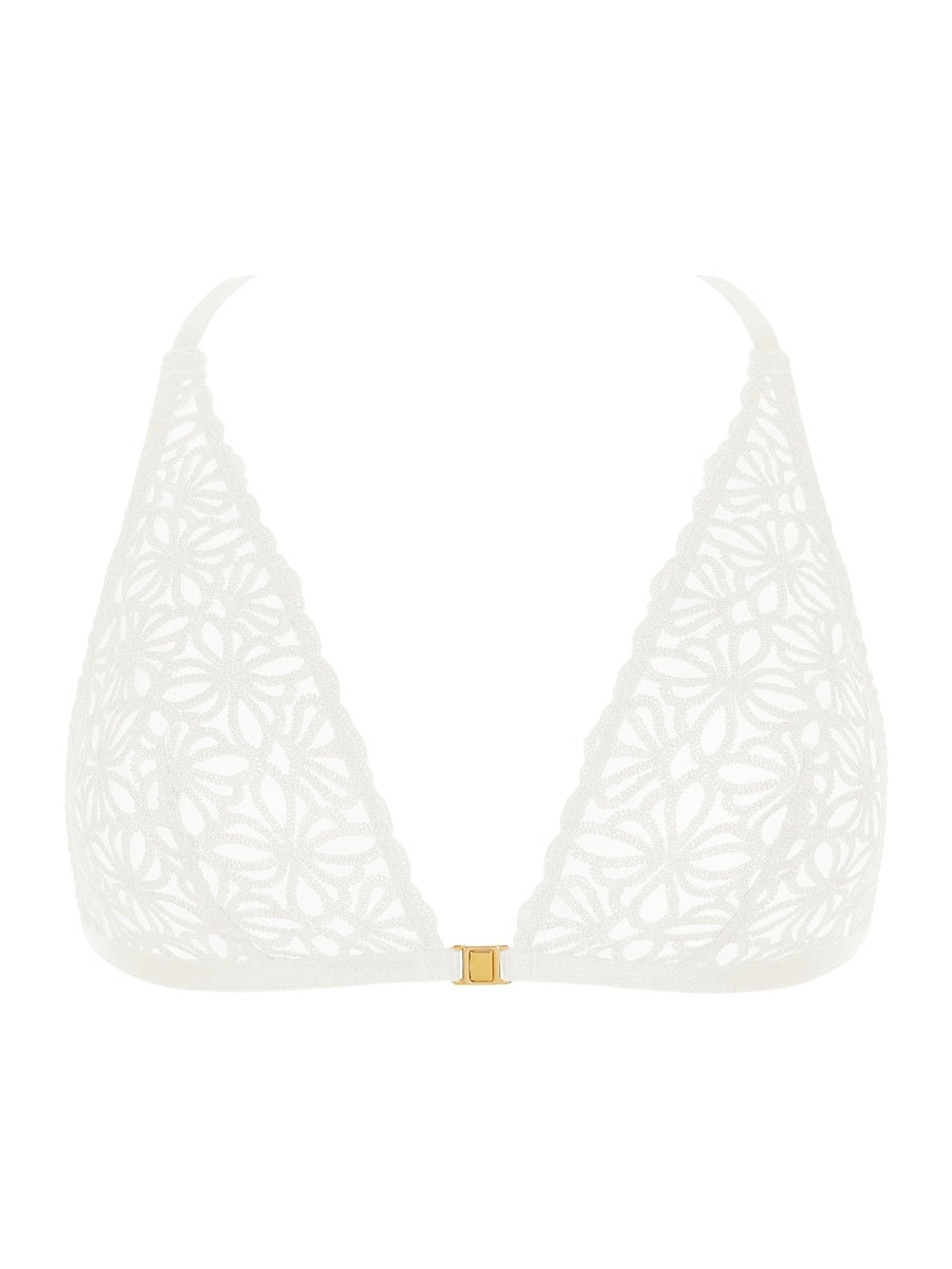Secret Memories Triangle Bralette - Ivory