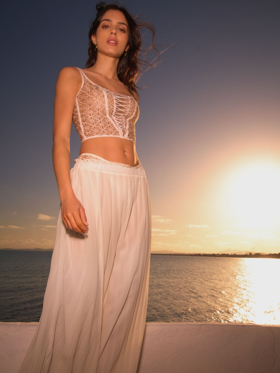 Secret Memories Bustier - Ivory