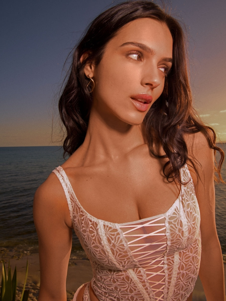 Secret Memories Bustier - Ivory