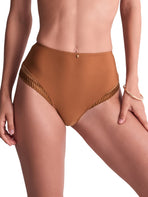 Sheer Emotion High Waist Brief