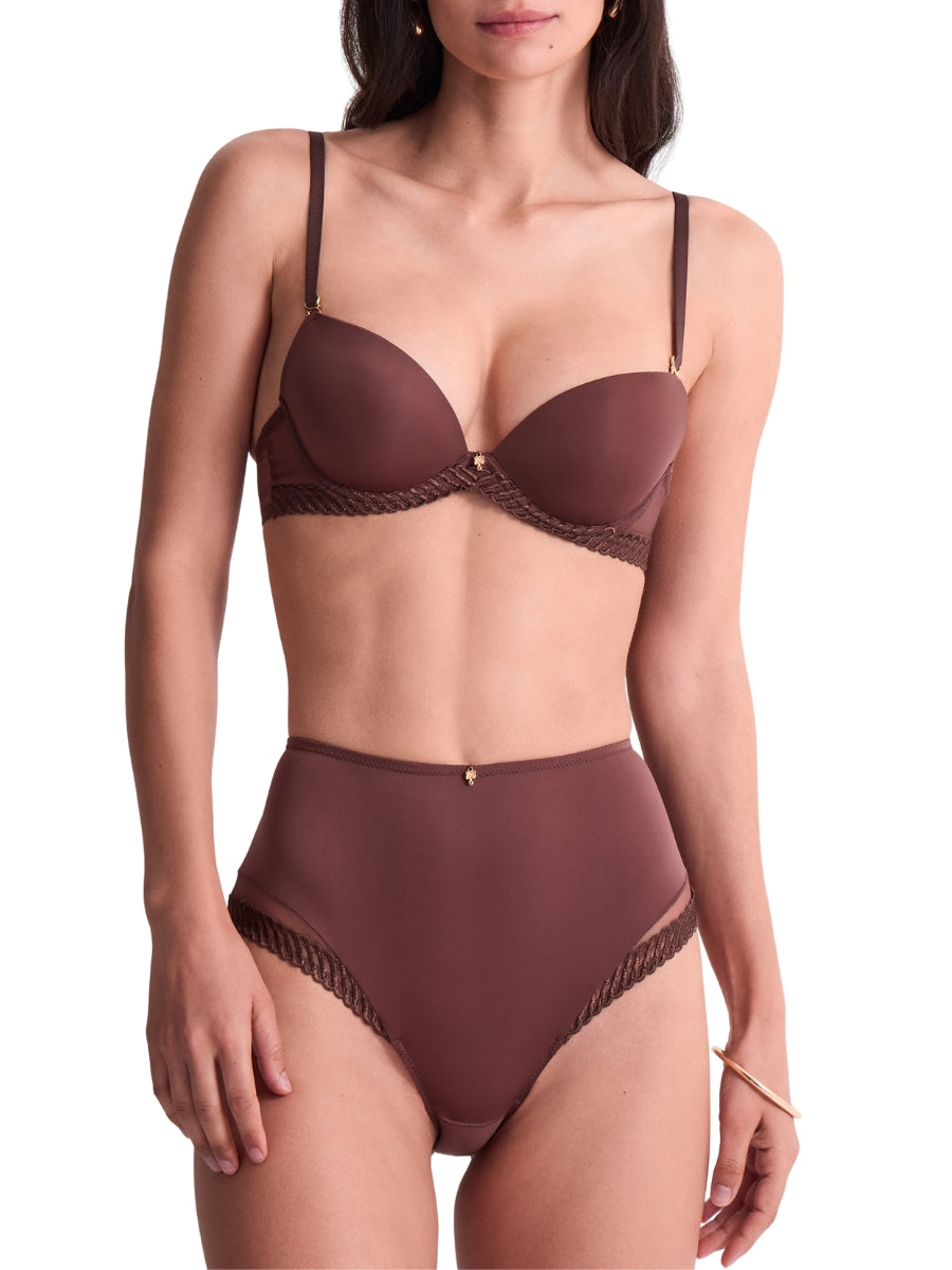 Sheer Emotion High Waist Brief