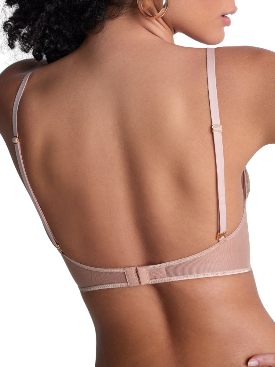 Sound of Heart Triangle Bralette - Lavender Aura