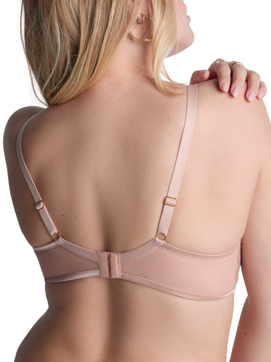 Sound of Heart Half Cup Bra - Lavender Aura