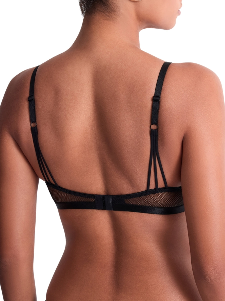 Sweet Euphoria Triangle Bralette - Black