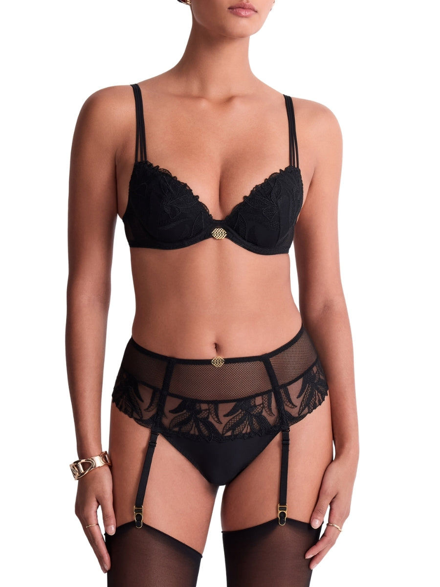 Sweet Euphoria Thong Suspender Belt