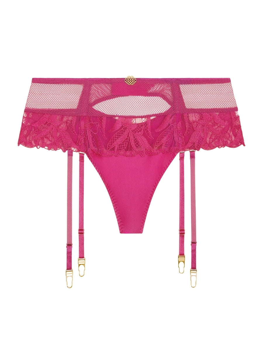 Sweet Euphoria Thong Suspender Belt