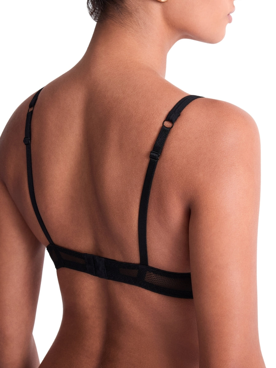 Sweet Euphoria Half Cup Bra - Black
