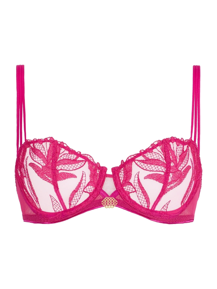 Sweet Euphoria Half Cup Bra - Passion Rose