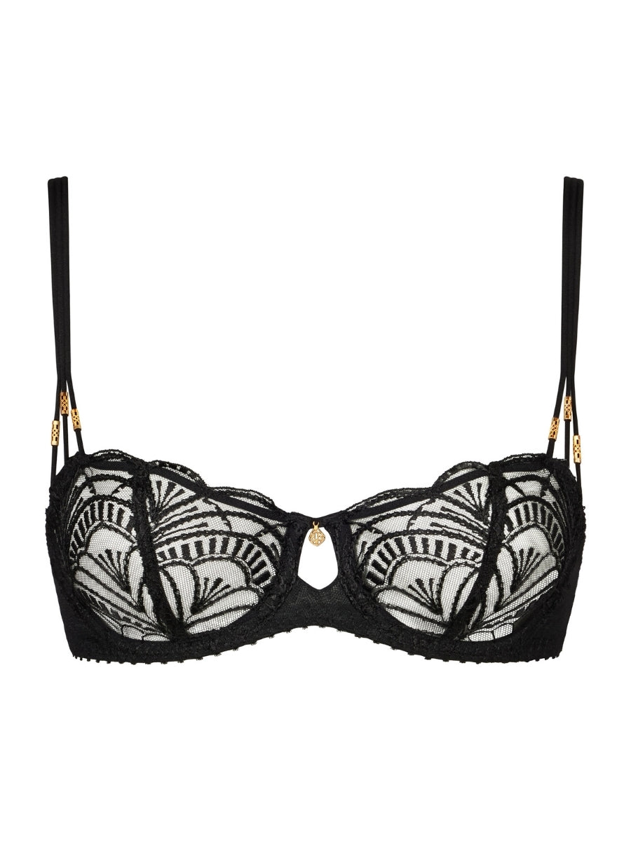 Vibes Half Cup Bra - Black